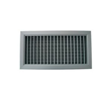 Lüftungsgitter / galvanisiertem Stahl - UM SERIES - MP3 - anodisiertes Aluminium / rechteckig / für Zuluft und Abluft