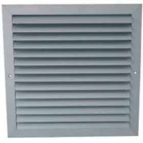 Lüftungsgitter / galvanisiertem Stahl - KG SERIES - MP3 - anodisiertes Aluminium / rechteckig / quadratisch