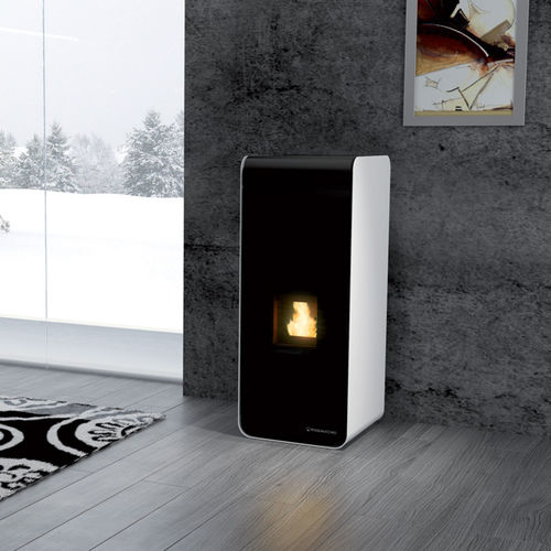 Pelletkaminofen - SMART AIR - Pasqualicchio - modern / Stahl