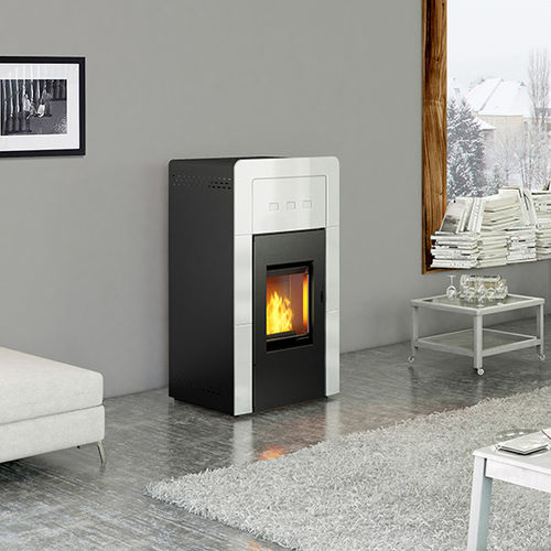 Wasserführender Kaminofen / Pellet - DELYA - Pasqualicchio - Multibrennstoff / modern / traditionell