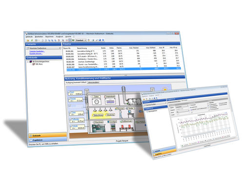 Energieanalyse-Software - SOLAR-COMPUTER GmbH - Projektplanung / Analyse und Simulation / Thermische Berechnung