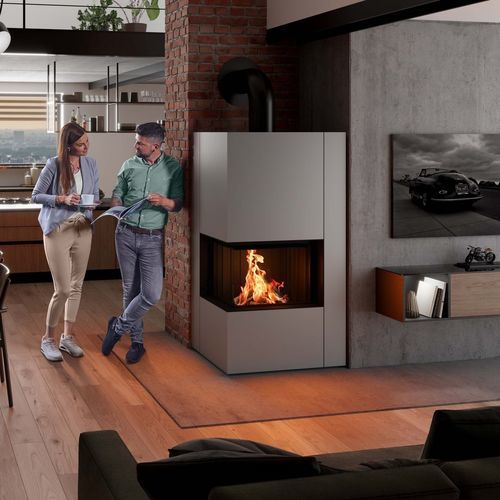 Holzkamin - Apollon 2L - Spartherm - The Fire Company - für Wandmontage / selbsttragend / Ecken