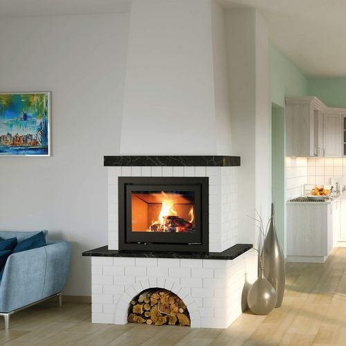 Holz-Kamineinsatz - Linear cassette L 800 - Spartherm - The Fire Company - Metall / modern / Klasse A