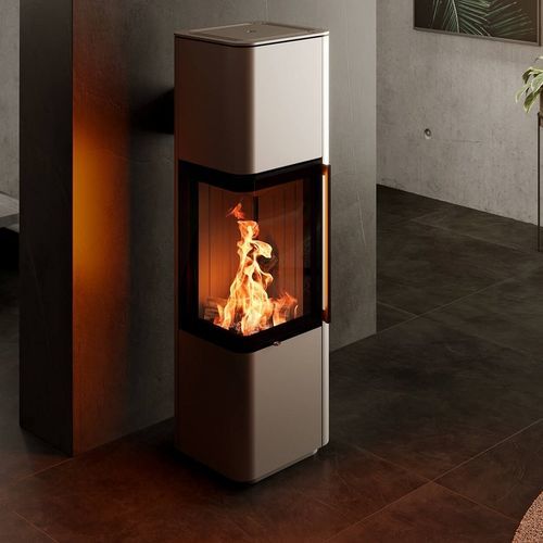 Holz-Kaminofen - Cubo L - Spartherm - The Fire Company - 0 - 5 kW / 5 kW...10 kW / bodenstehend