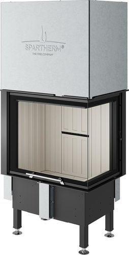 Eckkamineinsatz - Varia 2R-55h - Spartherm - The Fire Company - Holz / mit Fernbedienung / Einbau