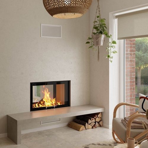 Doppelseitiger Kamineinsatz - VARIA FD-87H - Spartherm - The Fire Company - Holz / modern / mit Fernbedienung
