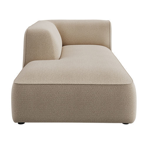 Moderne Récamiere - CALI left - EUROFASHION HOMETEXTILES & CONCEPTS - Stoff / Buche / Gestell aus Kunststoff