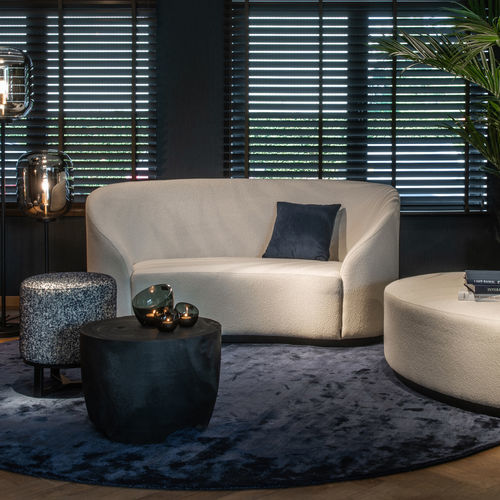 Modernes Sofa - CURVE - EUROFASHION HOMETEXTILES & CONCEPTS - Stoff / mit Armlehnen / mit abnehmbarem Kissen