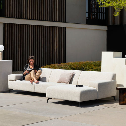 Modulsofa - LUGANO L - EUROFASHION HOMETEXTILES & CONCEPTS - modern / Stoff / mit Armlehnen