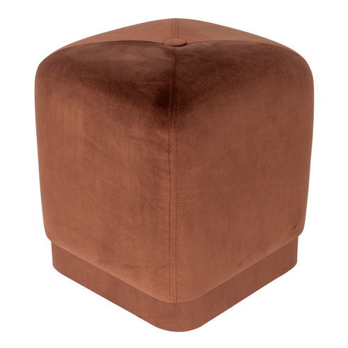Modernes Sitzkissen - BOBO - EUROFASHION HOMETEXTILES & CONCEPTS - Stoff / Holz / quadratisch