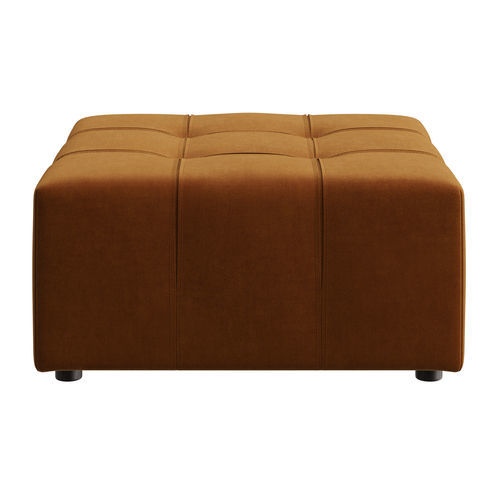 Moderne Ottomane - BRESCIA - EUROFASHION HOMETEXTILES & CONCEPTS - Stoff / Buche / Kunststoff