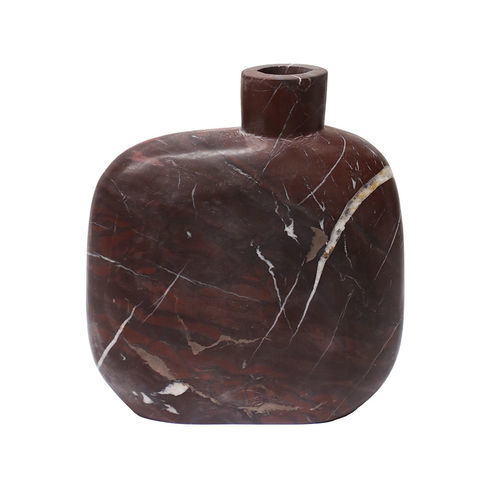 Moderne Vase - MIRA S - EUROFASHION HOMETEXTILES & CONCEPTS - Marmor / Tisch / rot