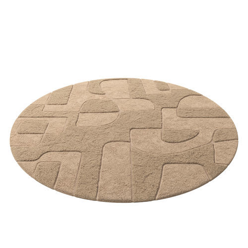 Moderner Teppich - SABI - EUROFASHION HOMETEXTILES & CONCEPTS - Motiv / Wolle / rund