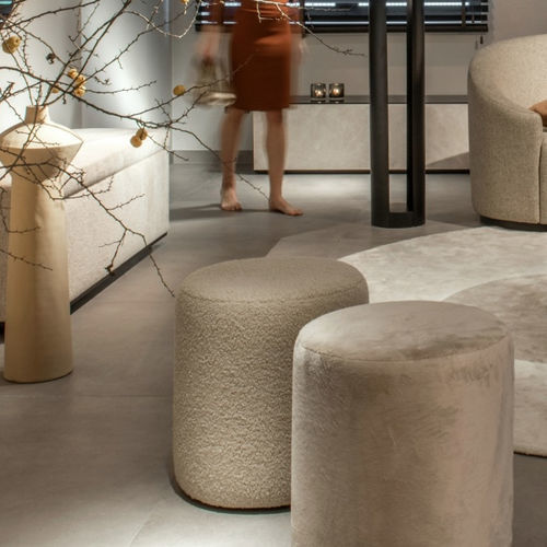 Modernes Sitzkissen - DAX - EUROFASHION HOMETEXTILES & CONCEPTS - Stoff / Buche / Kunststoff