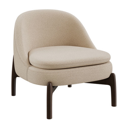 Moderner Kaminsessel - PAX - EUROFASHION HOMETEXTILES & CONCEPTS - Stoff / Buche / mit abnehmbarem Kissen
