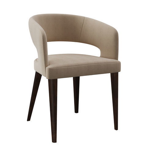 Moderner Stuhl - BETA - EUROFASHION HOMETEXTILES & CONCEPTS - für den Innenraum / Stoff / Gestell aus Buche