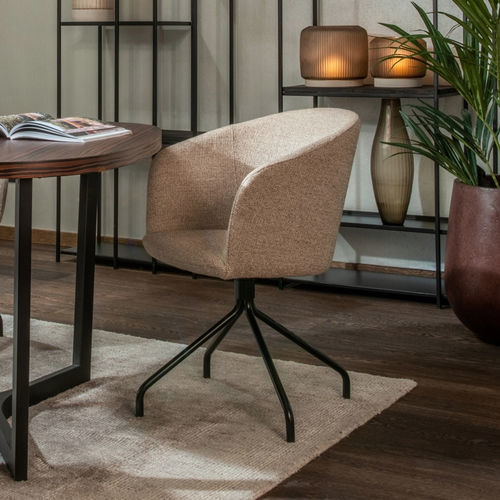 Moderner Stuhl - RATIO - EUROFASHION HOMETEXTILES & CONCEPTS - für den Innenraum / Stoff / Gestell aus Metall