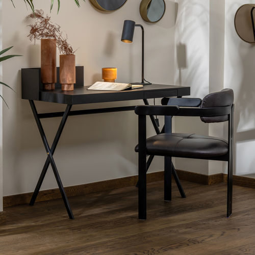Bodenstehender Schreibtisch - PLATO - EUROFASHION HOMETEXTILES & CONCEPTS - modern / MDF / gerade