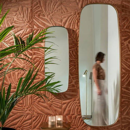 Wandmontierter Spiegel - SCUTARI M - EUROFASHION HOMETEXTILES & CONCEPTS - modern / rechteckig / Eisen