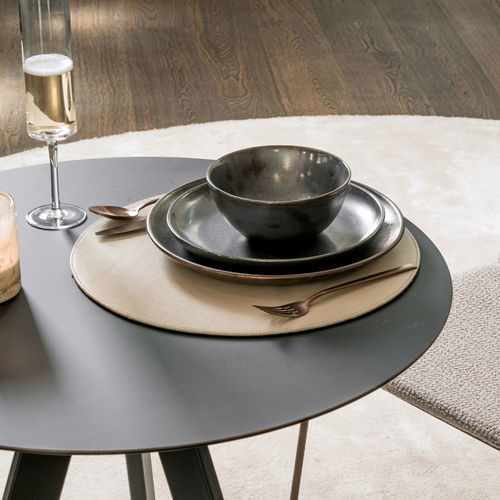 Leder-Tischset - LEO - EUROFASHION HOMETEXTILES & CONCEPTS - Karton / modern
