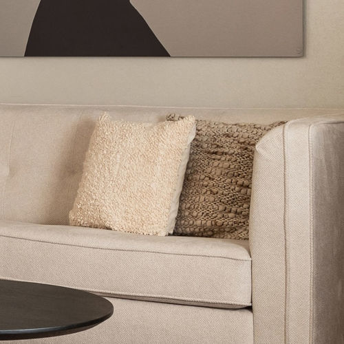 Kissen für Sofas - CLEMATIS - EUROFASHION HOMETEXTILES & CONCEPTS - quadratisch / Motiv / für Privatgebrauch