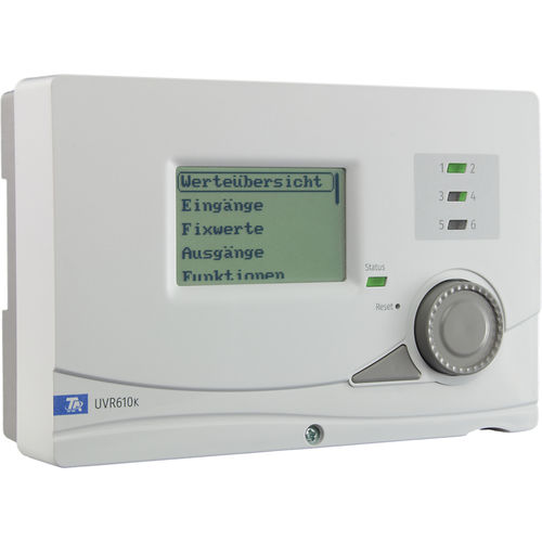 Steuergerät für Hausautomationssystem - UVR610K - Technische Alternative elektr. Steuerungsgerätegesellschaft m.b.H. - für Beleuchtung / für Belüftung