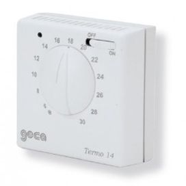 Mechanisches Thermostat - TERMO 14 - TECNOCONTROL SRL - für Klimaanlagen / wandmontiert / weiß