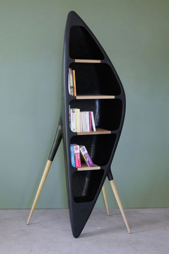 Bücherregal / originelles Design - TRIPODE - binome - Harz
