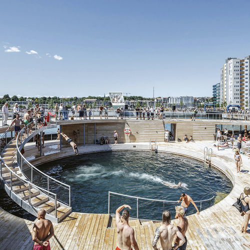 Holz-Landungssteg - SPECIAL SOLUTIONS - Marinetek - aus Beton / schwimmend
