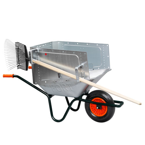 Abfallwagen - CARRIER VOLUMO - FLORA - für Gewerbegebrauch / Garten / Metall