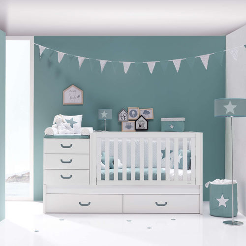 Erweiterbare Wiege - Sero Joy Mare - ALONDRA - auf Rollen / Sperrholz / für Babys