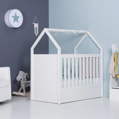Zelt-Babybett - Auna Mint - ALONDRA - Einpersonen / modern / mit Schublade