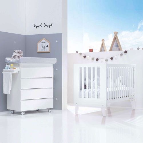 Einpersonen-Babybett - Nexo - ALONDRA - modern / Beistell / Holz