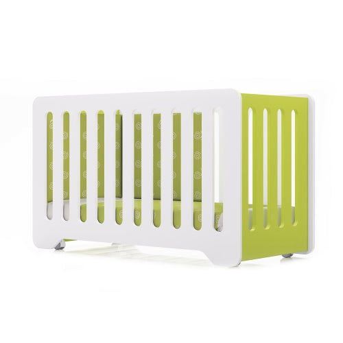Einpersonen-Babybett - C150 - ALONDRA - modern / mit Rollen / lackiertes MDF