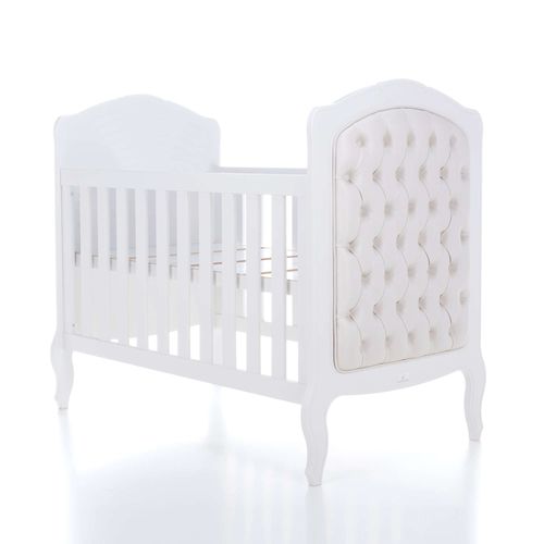Einpersonen-Babybett - C303 - ALONDRA - klassisch / Polster / Holz