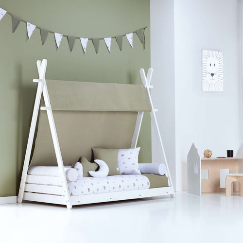 Zelt-Babybett - HOMY-XL - ALONDRA - Einpersonen / modern / Holz