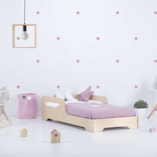 Einpersonen-Babybett - QN201 - ALONDRA - modern / Birke / Sperrholz