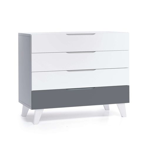 Moderne Kommode - D247  - ALONDRA - Holz / rechteckig / mit Schublade