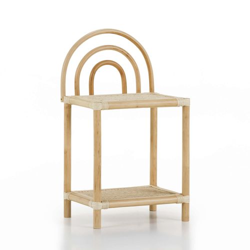 Moderner Nachttisch - RQ705M-N99 - ALONDRA - Rattan / Gestell aus Rattan / rechteckig