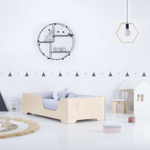 Einpersonen-Babybett - QN200 - ALONDRA - modern / Birke / Sperrholz