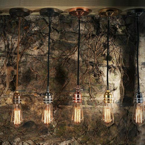 Hängelampe - DILI - Mullan Lighting - Messing / Vintage / mit Kabel