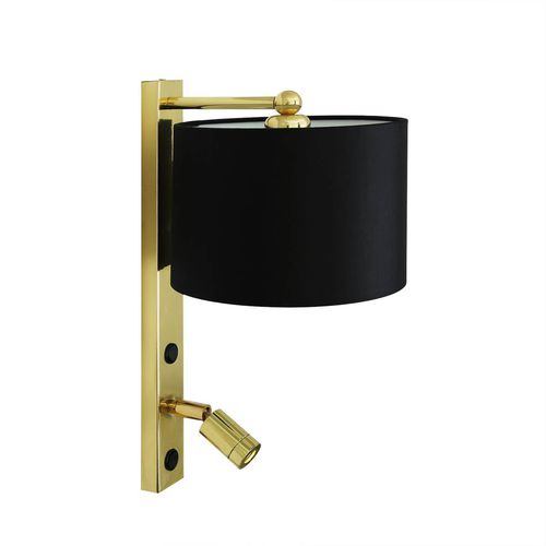 Moderne Wandleuchte - KHUMO - Mullan Lighting - für den Innenraum / Messing / rund