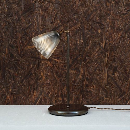 Tischlampe - GADAR  - Mullan Lighting - Messing / Stahl / Glas