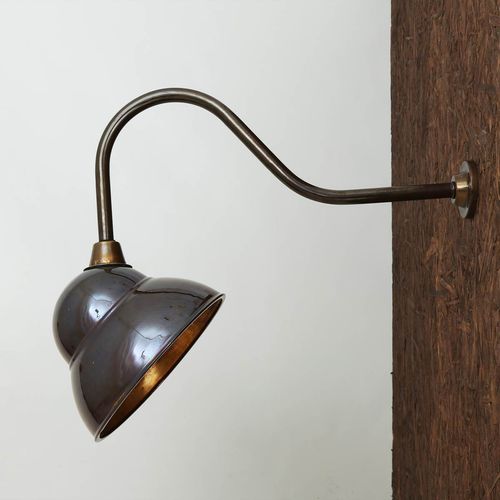 Industriestil-Wandleuchte - NOVO   - Mullan Lighting - für Außenbereich / Messing / Stahl