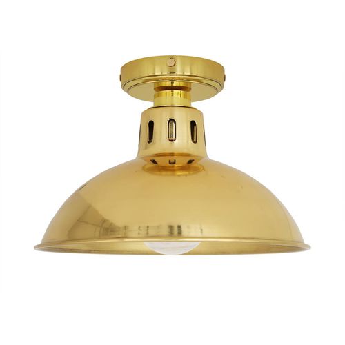 Industriestil-Deckenleuchte - TALISE  - Mullan Lighting - Glas / Stahl / poliertes Messing
