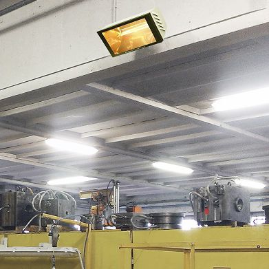 Wandheizstrahler - TITAN WIDE ANGLE - STAR PROGETTI - deckenmontiert / elektrisch / Industrie