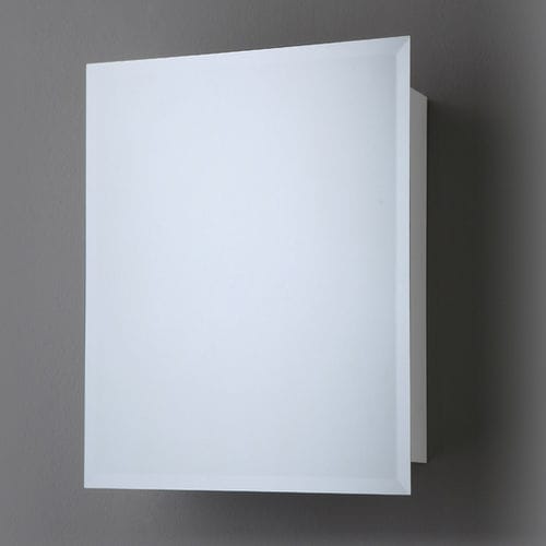 Wandmontierter Spiegel für Badezimmer - 80X60CM - BLEU PROVENCE - für Hotels / Stil / rechteckig