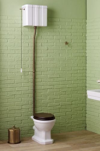 Freistehendes WC - BP920/BP921+BP944 - BLEU PROVENCE - Keramik / mit Hochspülung / Retro