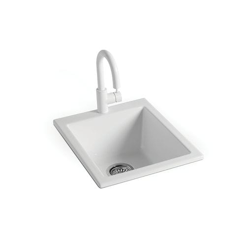 Einbeckenspüle - LK08 - BLEU PROVENCE - ohne Abtropffläche / Keramik / einbaufähig