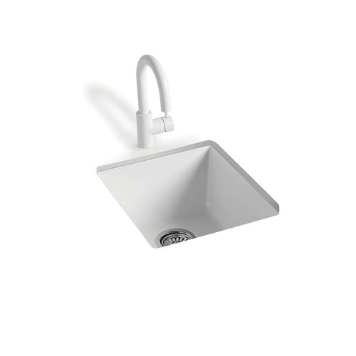 Einbeckenspüle - LK09 - BLEU PROVENCE - ohne Abtropffläche / Keramik / einbaufähig